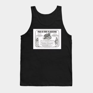 Poorly translated Bull fight Bill 1873 Tank Top